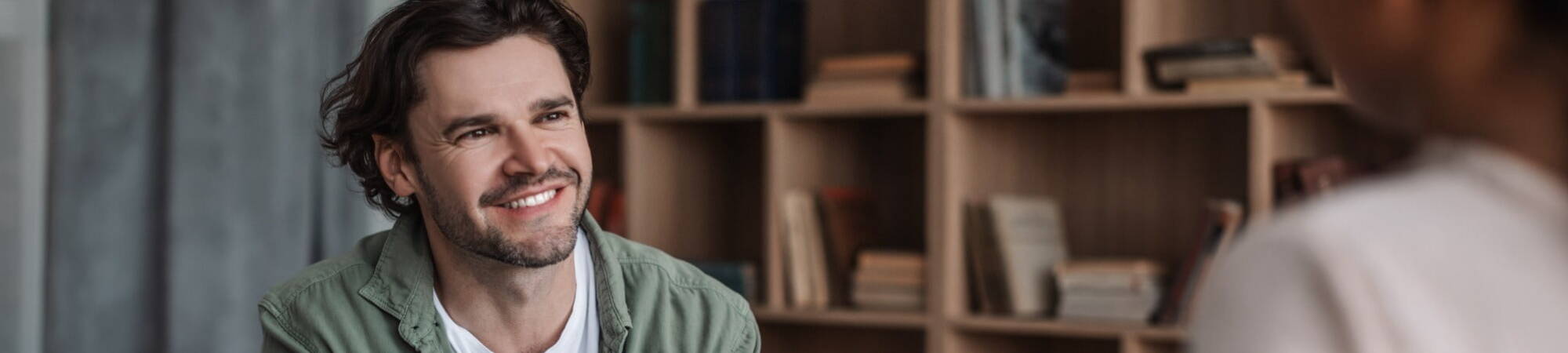 Emergency Mental Health Workshop image, patient talking with health professional