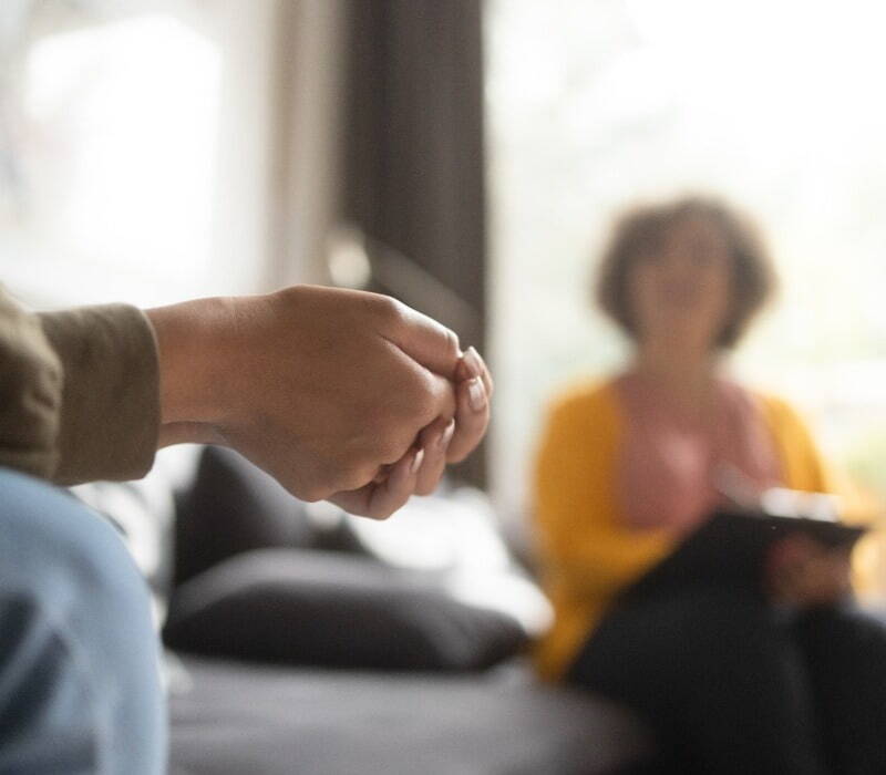 Emergency Mental Health Workshop patient talking with health professional